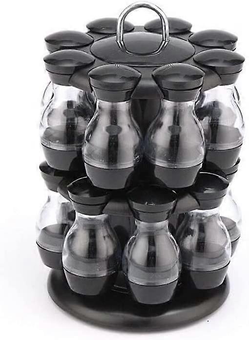 lmoikesz Spice Jars Rack Adornment Stable Sturdy SingleDouble-Layer Seasoning Can Holder Condiment Set Restaurant Household Type2