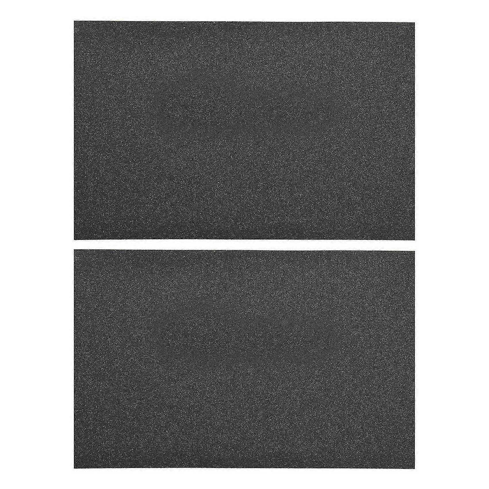 2x 110x 27cm Waterproof Skateboard Skating Longboard Sandpaper Grip Tape