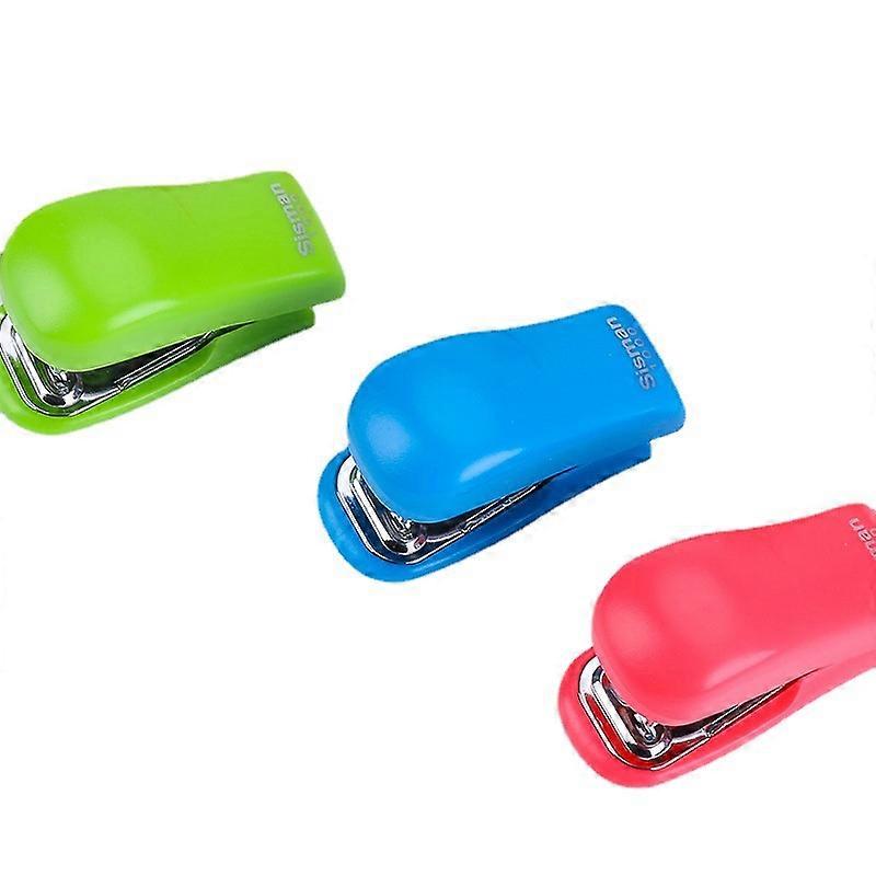 Mini Stapler, Tot, 12 Sheet Capacity, random color(Blue,green,blue3 pcs