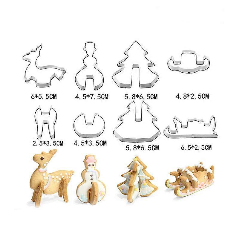 Gingerbread shape 3D Christmas