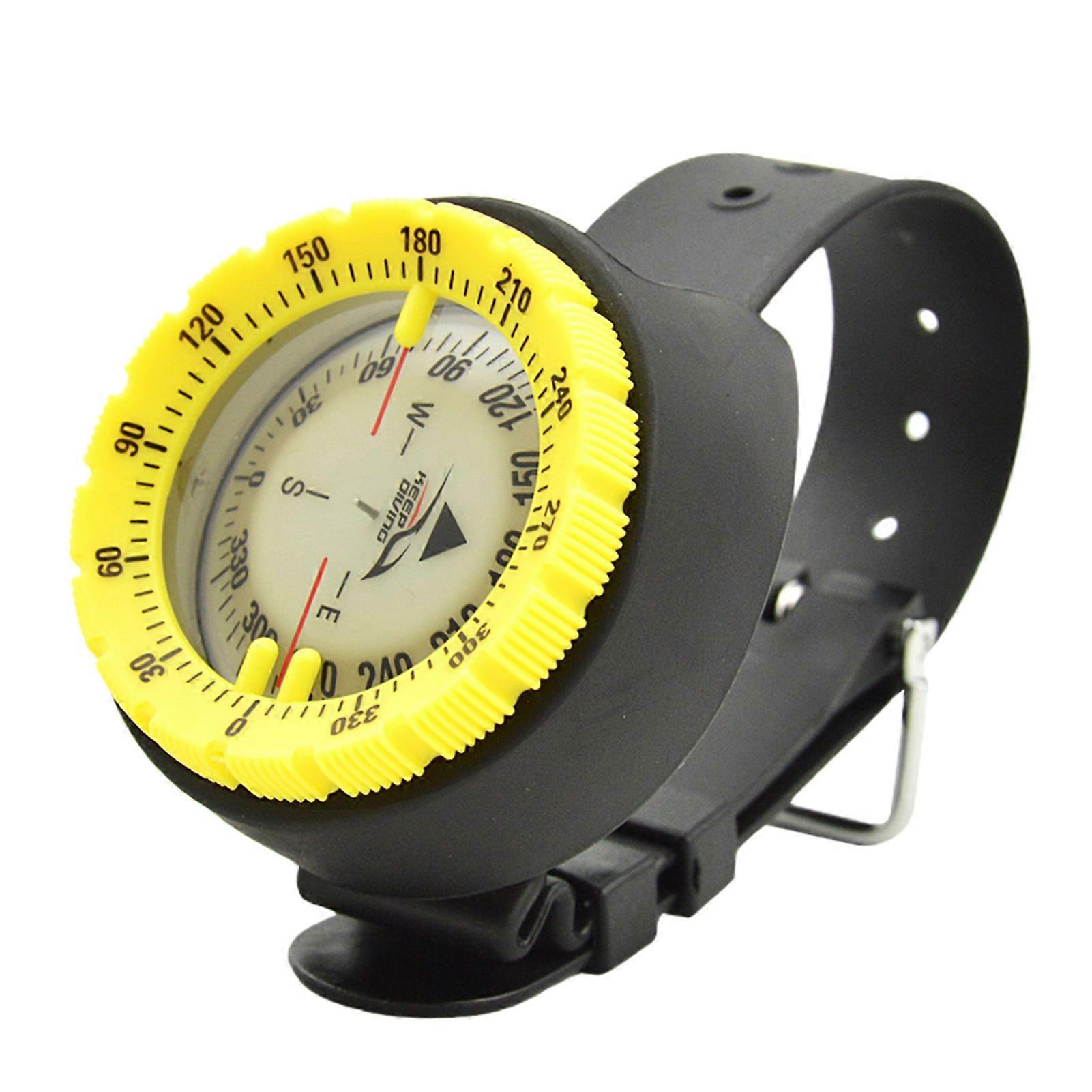 Kaesi Effective Compass Strong Construction ABS Convenient Reading Waterproof Diving Compass for Outdoor