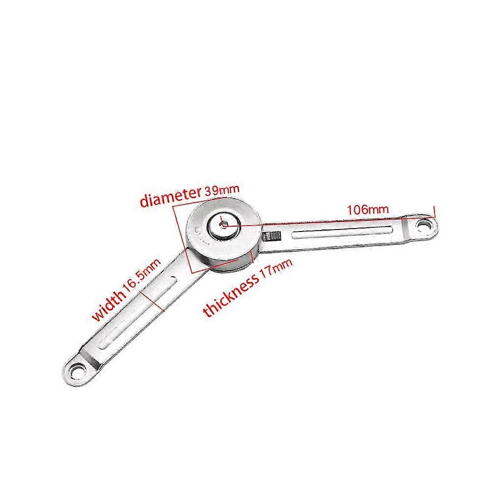 2pcs Heavy Duty Lid Support Hinges Soft Close Folding Lid Stay Hinge Keep Lid Hinge Open For Cabinet