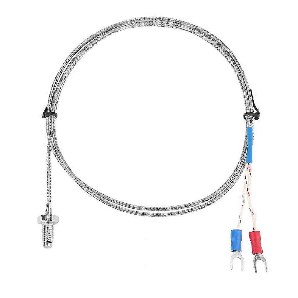 M6 Screw Fine Thread Type K Thermocouple Temperature Sensor Wire 0-400 (3 m)