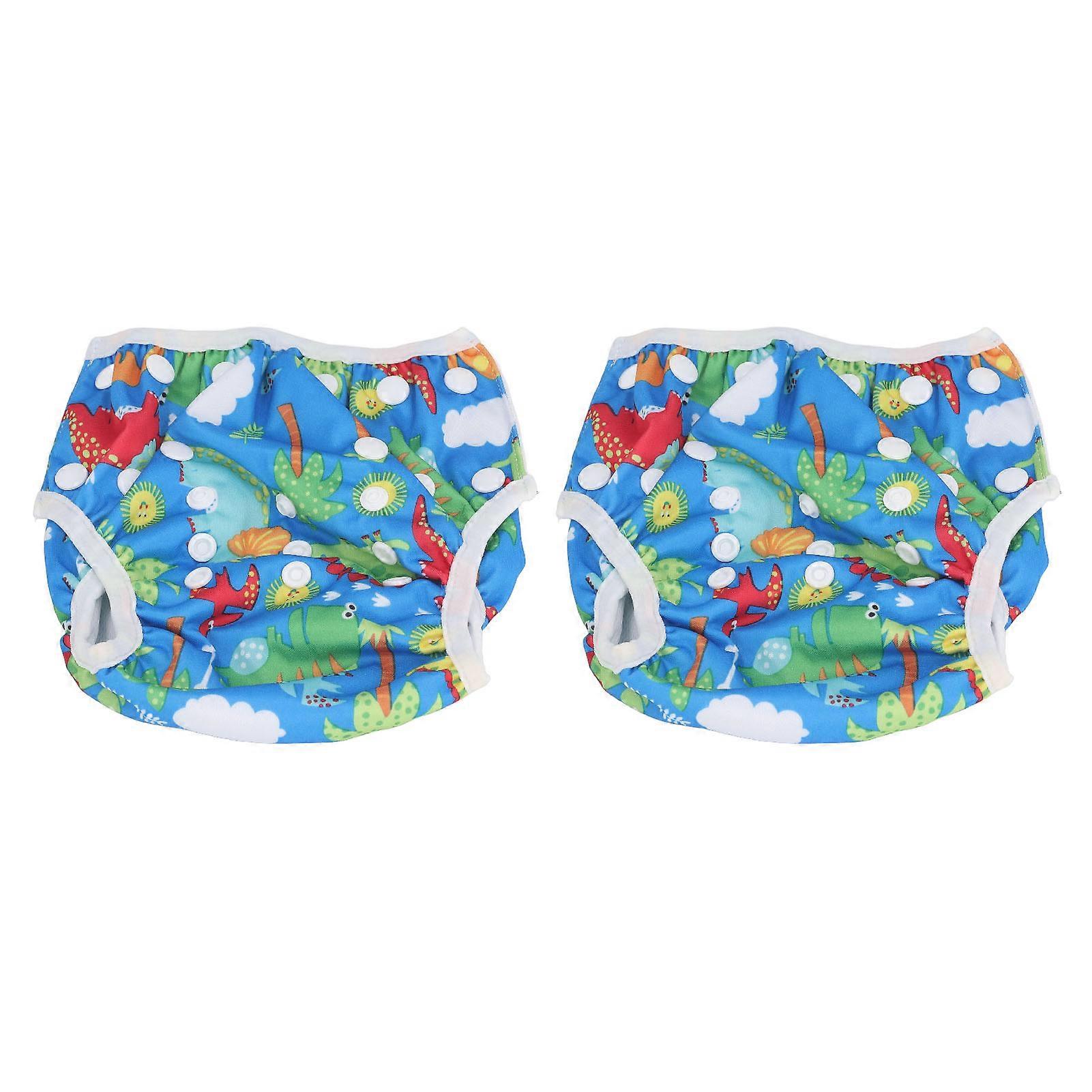 Baby Swim Diaper Pants Adjustable Leakage Proof Breathable Reusable Infants Toddlers Swim Diaper for Swimming Lesson B02