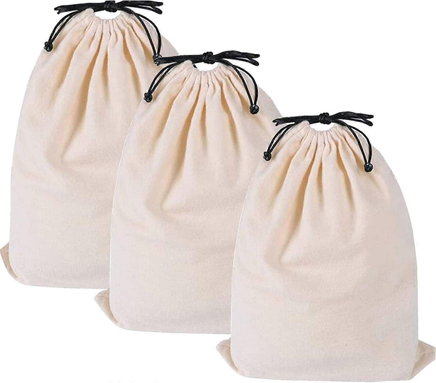 Cotton Breathable Dustproof Drawstring Organizer (Pack of 3M)