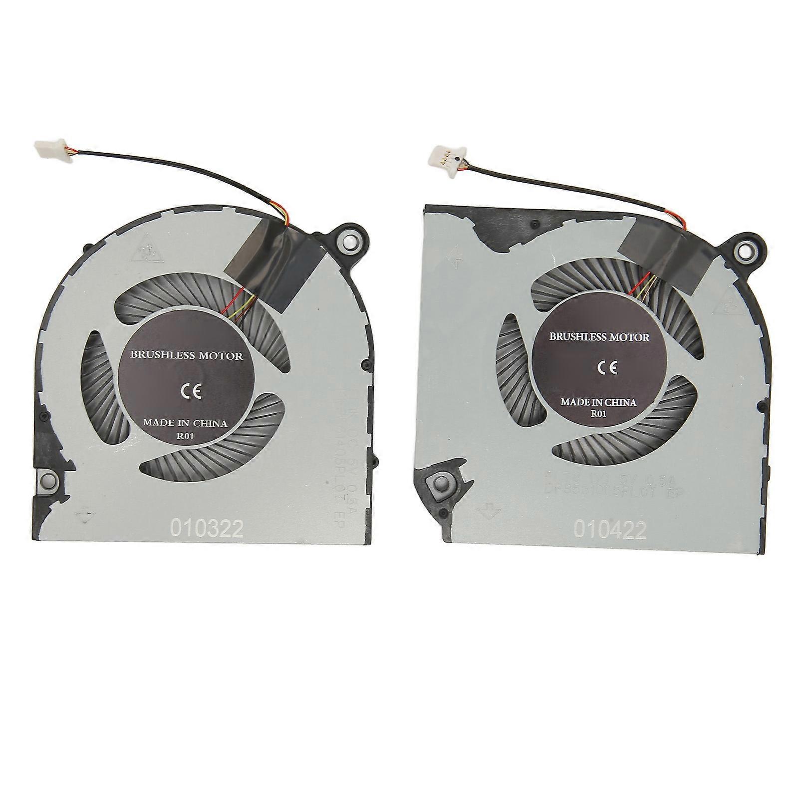 Nitro 5 CPU Cooling Fan Durable ABS Aluminum Alloy 4Pin Easy Installation GPU Cooling Fan for Nitro 5 AN515 43 AN515 54 CPU and GPU