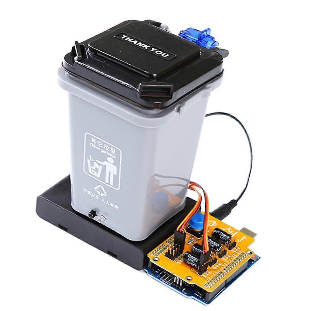 Automatic Trash Can Robot Kids Educational Toys Children Programming DIY Kit