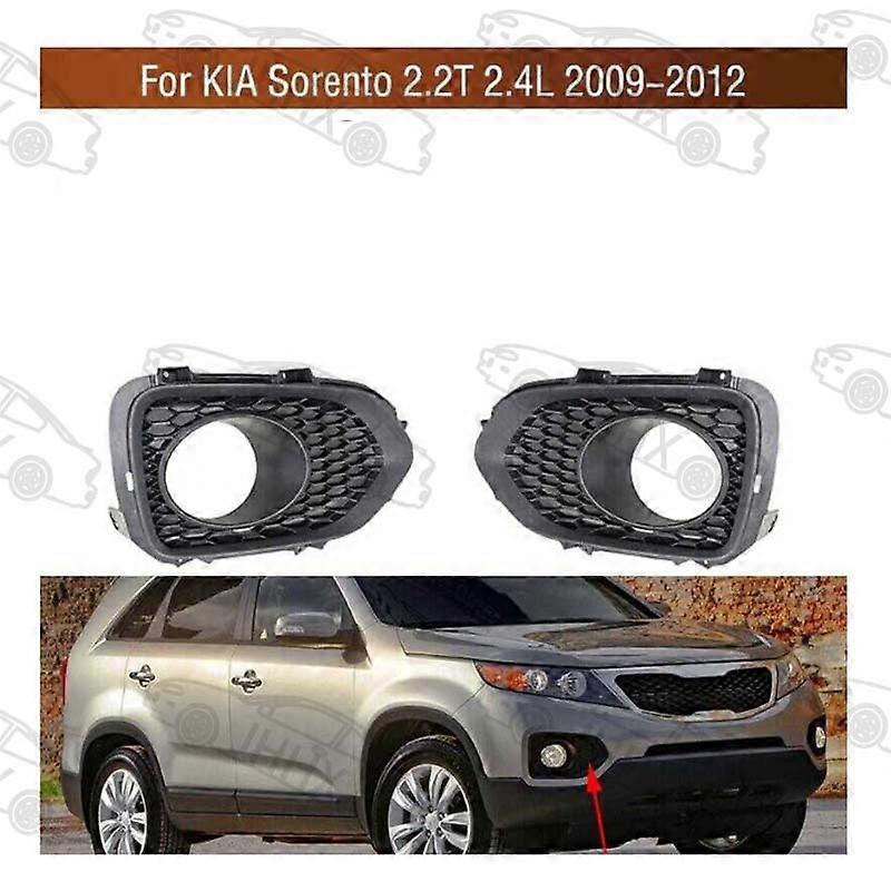 Compatible Sorento Sorrento 2009 2010 2011 Fog Light Frame Cover Front Bumper Light Frame Front Anti-Fog Light Frame Cover