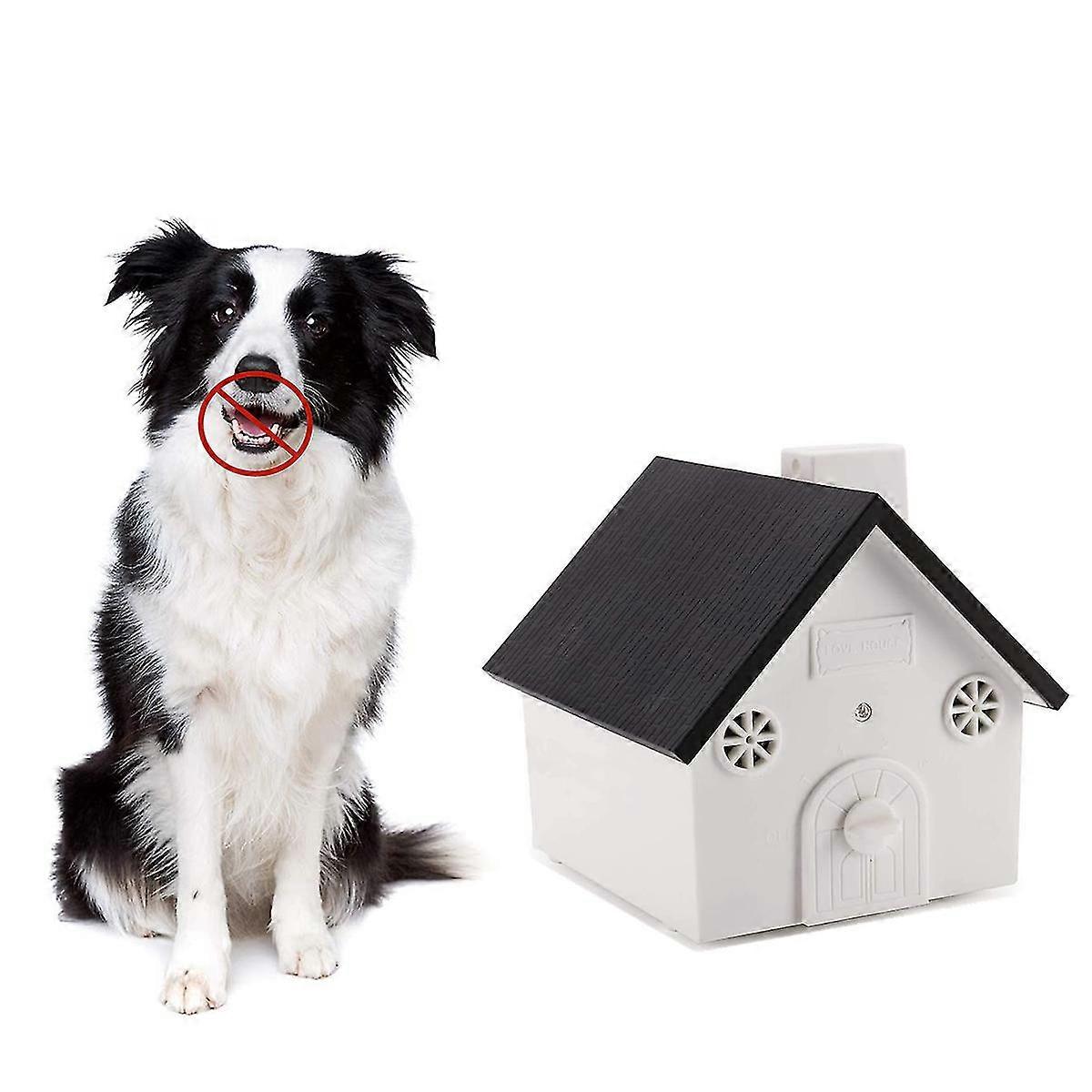 屋外の吠え防止装置、超音波吠え防止、犬の吠え声制御、家の形