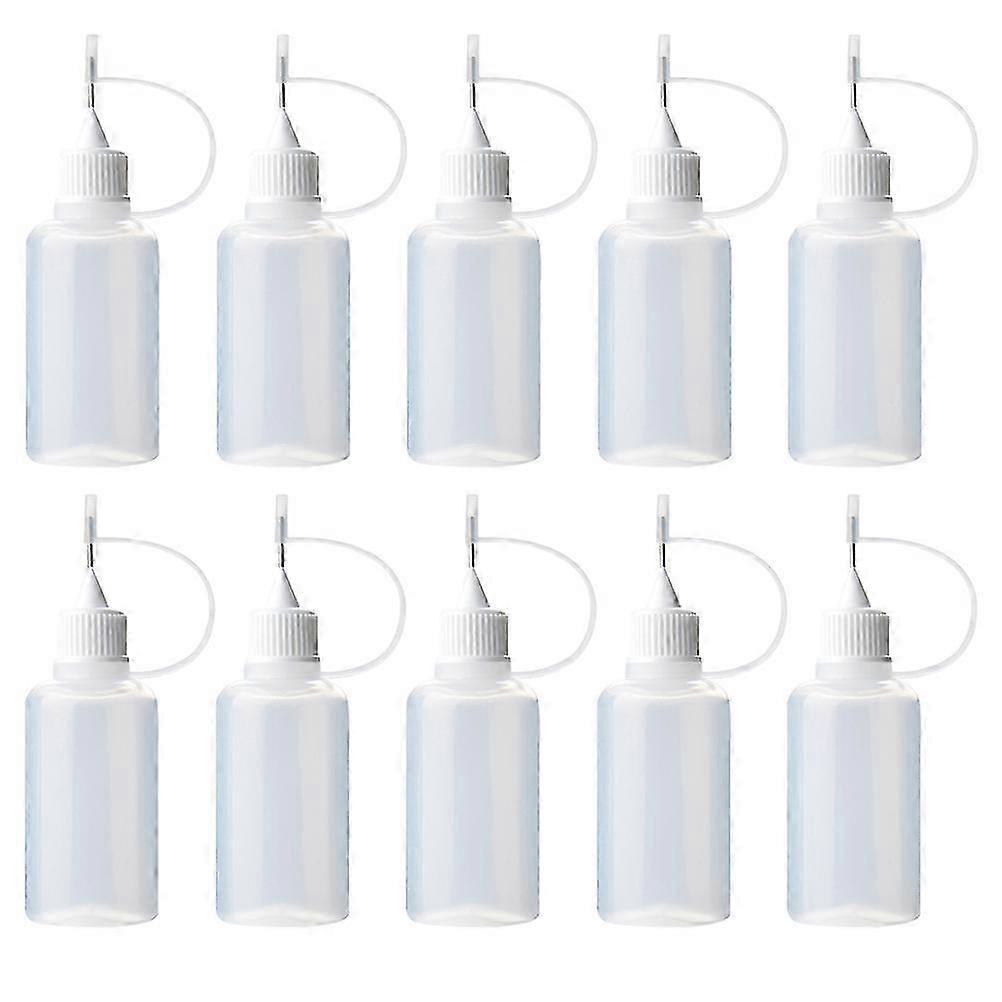 10pcs Multi Purpose Needle Tip Squeeze Bottles Liquid Glue Dropper Dispensers