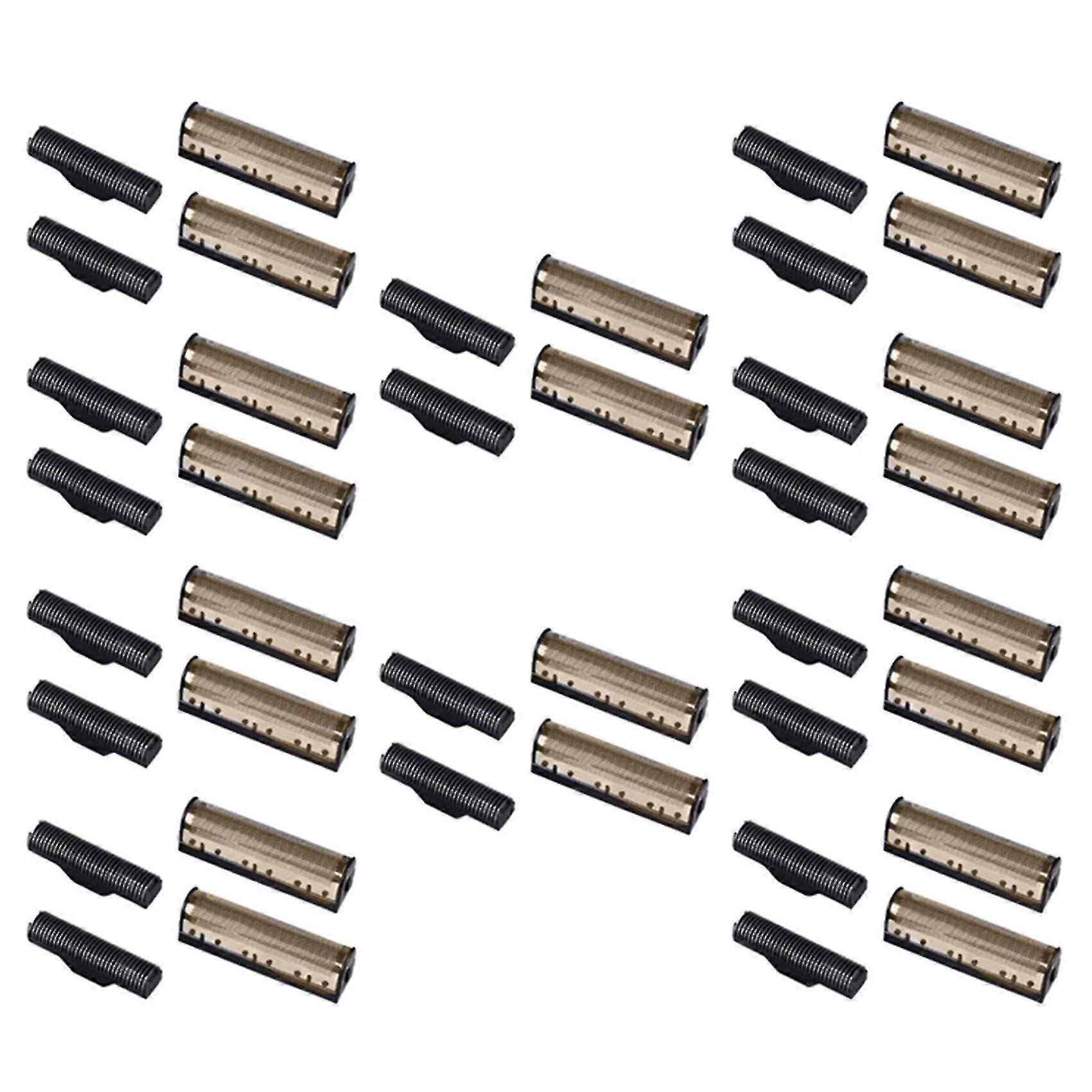 Compatible With1set Clipper Blade For Kemei Km-1102 Clipper Shaver Parts Net Gold