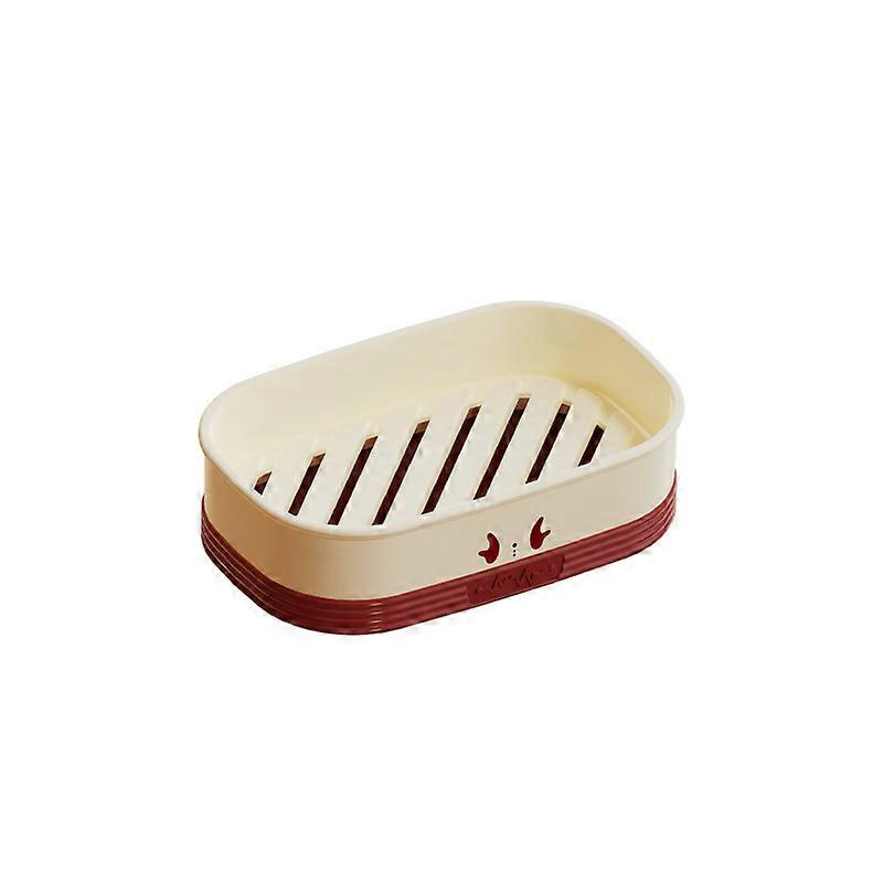 Quick Drain Soap Dish with Removable Drying Rack Bathroom Kitchen Sponges Storage Accessories