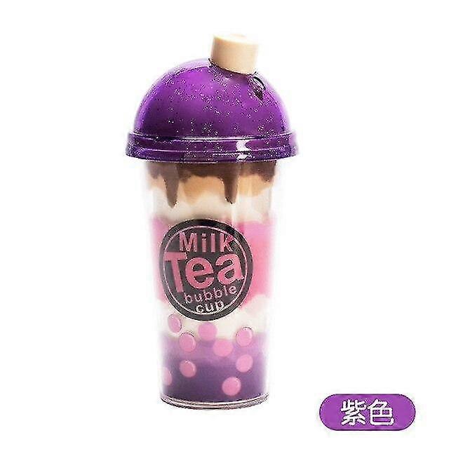 Milk Tea Cup Bubble Machine Automatic Bubble Blower Maker Flashing Sounding For Kids Children