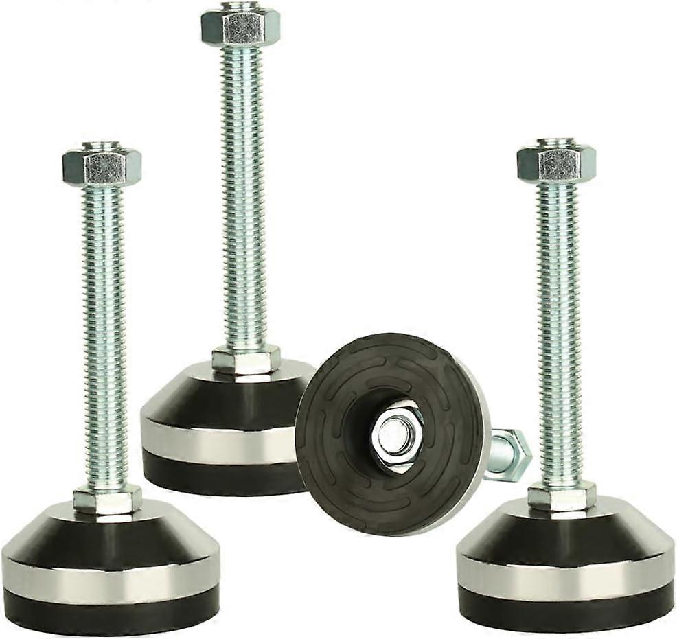 Heavy Duty Leveling Screw Leg,Leg Leveler 2.36" Dia Base,Adjustable Leveling feet M12 Thread, 1300 Lb Capacity,Capacity for Workbench, Machine, Cabine