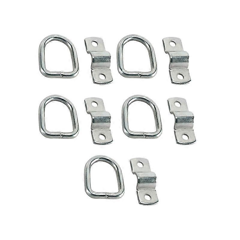10Pcs Car Pull Hanger Heavy Duty Galvanized Strength Ring Car Pull Hanger D-type Pull for Auto Car Vehicle