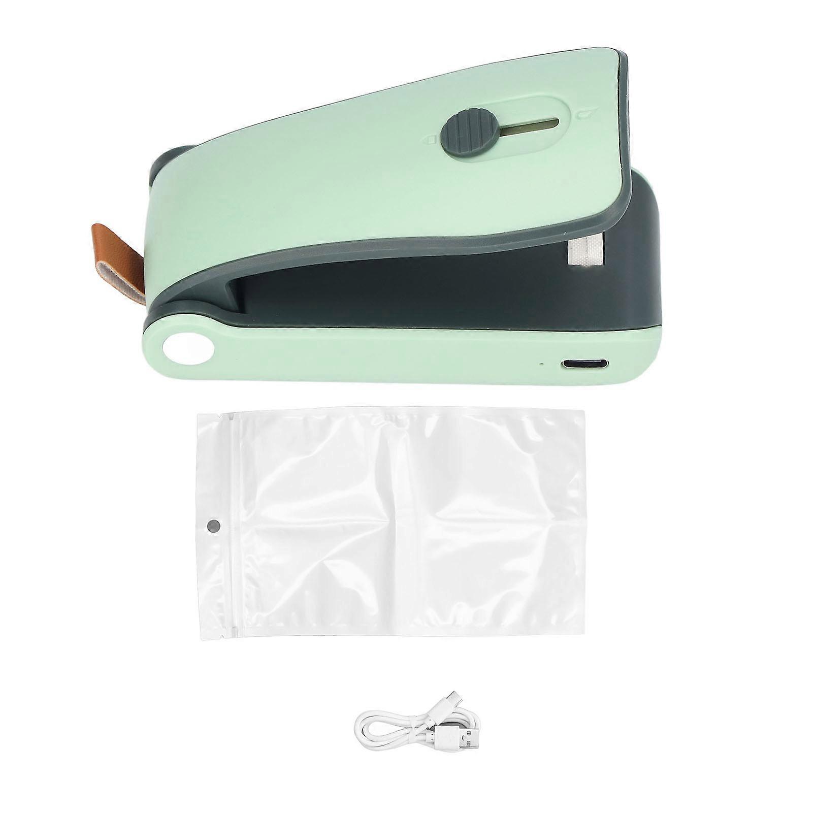 USB Charging Mini Food Sealer Handheld Quick Sealing Machine with Bottom Magnetic Design