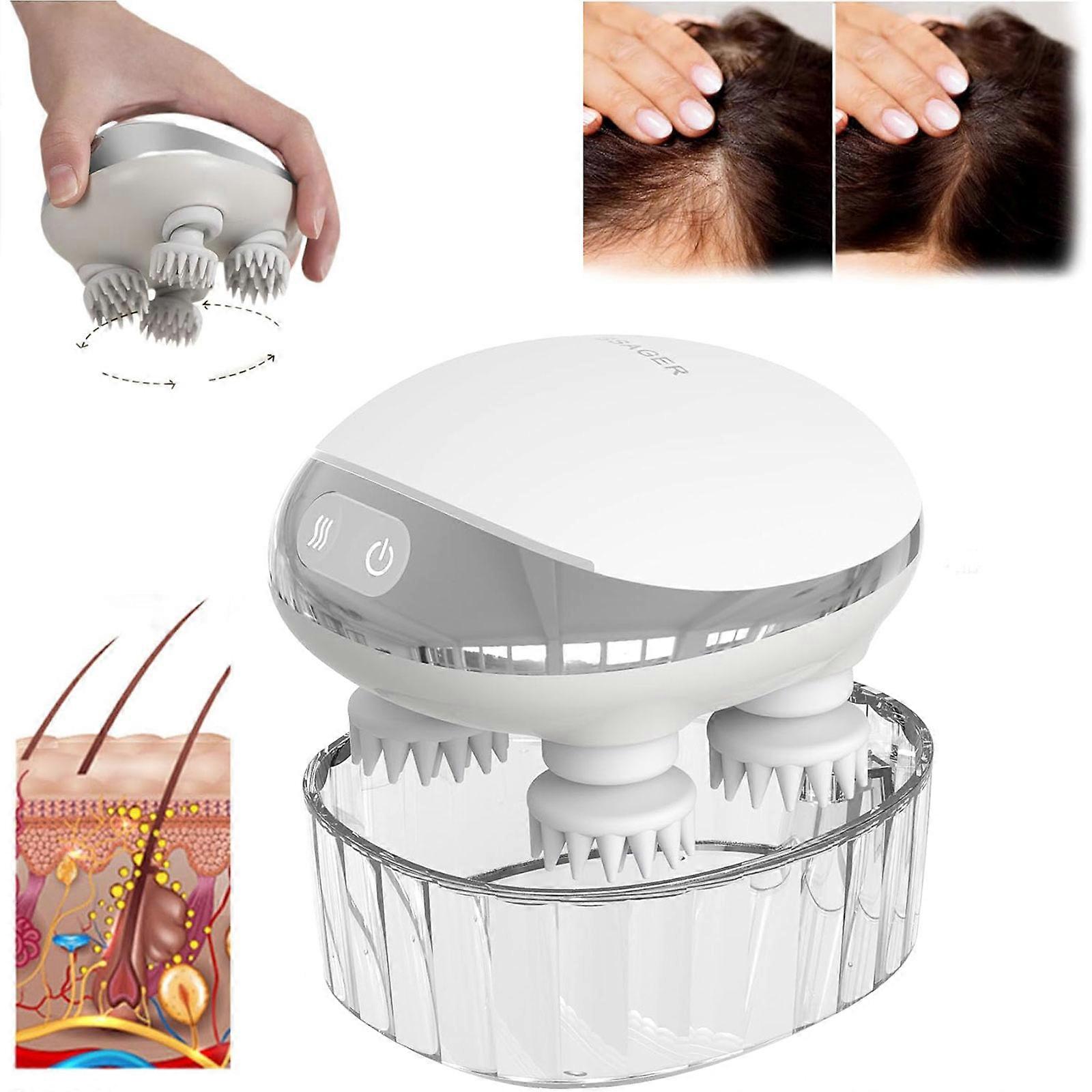 Smart Scalp Massager, 2024 מעסה קרקפת חכם חדש לצמיחת שיער, 100% חדש