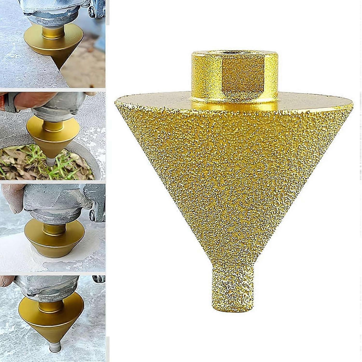 Diamond Beveling Chamfer Bit for Angle Grinders,38mm/50mm Countersink Drill Bit,100% NEW