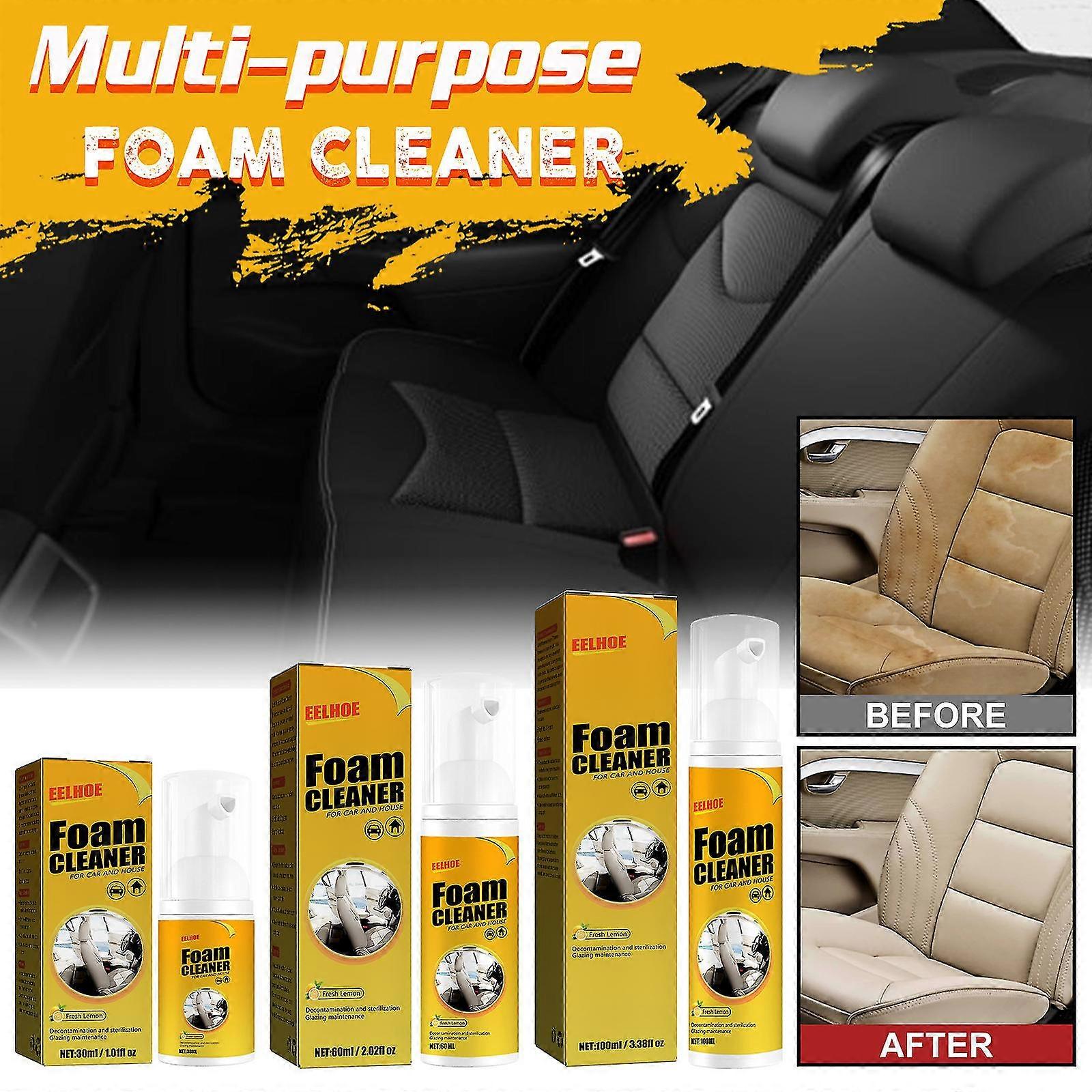 100Ml Foam Steering Wheel Stain Cleaner, Foam Cleaner Multipurpose Heavy Duty