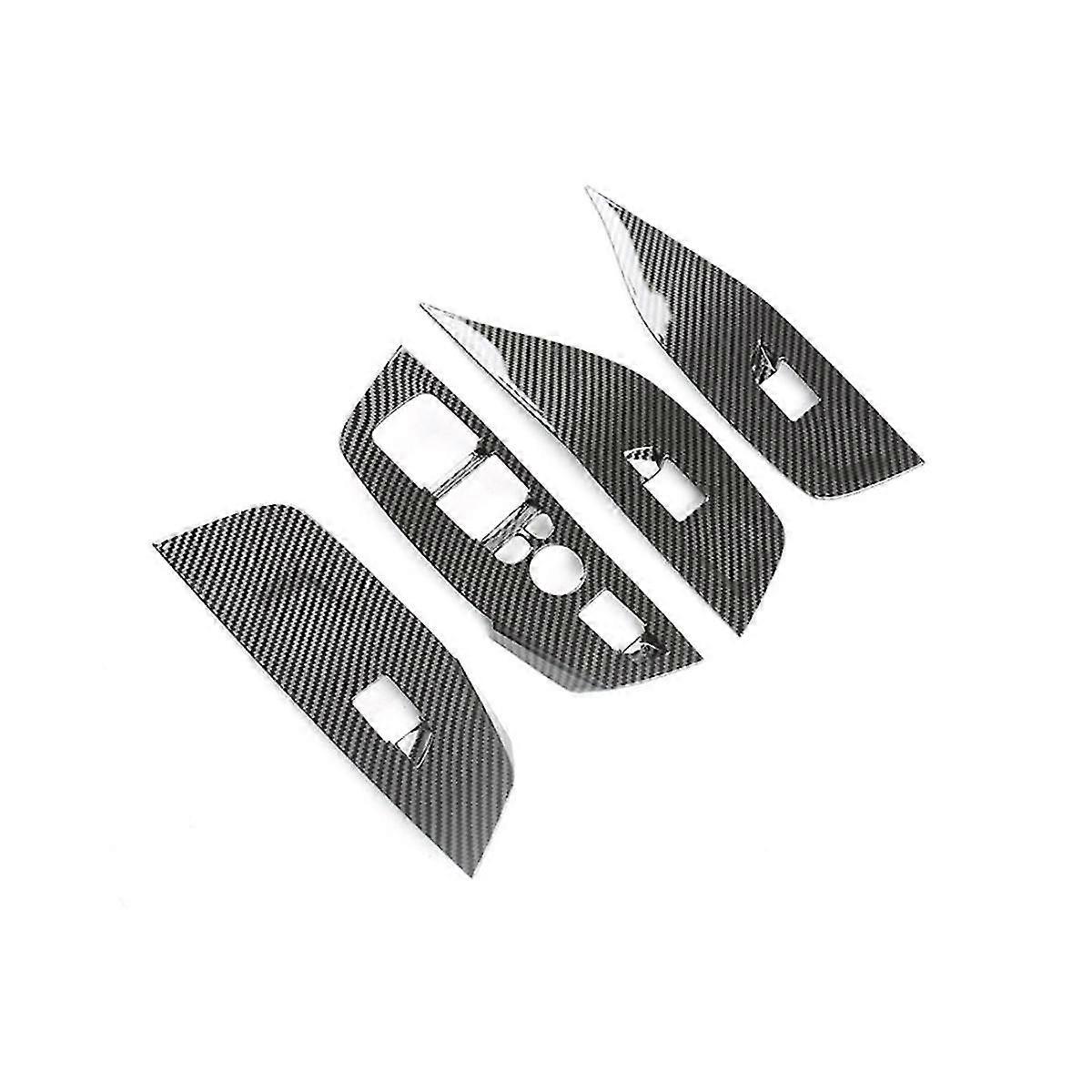 4 Pcs Car Window Lift Button Frame Trim For X3 G01 X4 G02 2018-2021