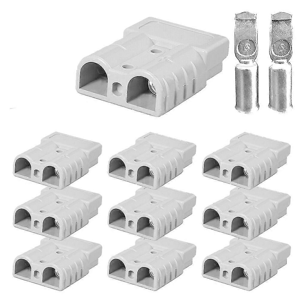 10pcs για το συνεχές ηλεκτρικό εργαλείο 50a 12-24v 6awg συνδετήρων βυθών στυλ Anderson με το χαλκό Cont
