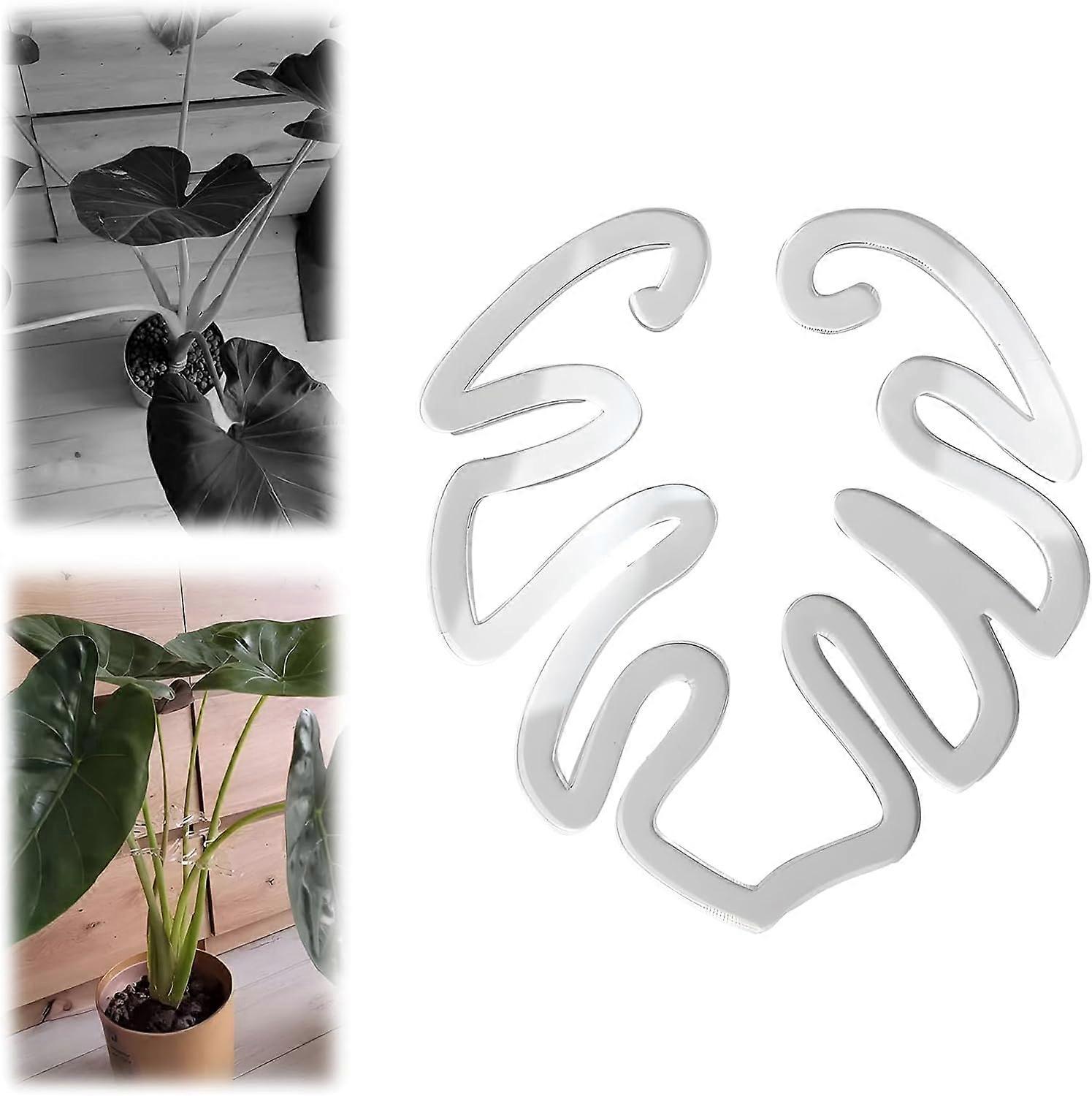 Turtle Shell Bamboo Clamp Set, Reusable Clear Plastic Plant Stem Support Holder,Plant Retaining Support for Indoor and Outdoor Plants