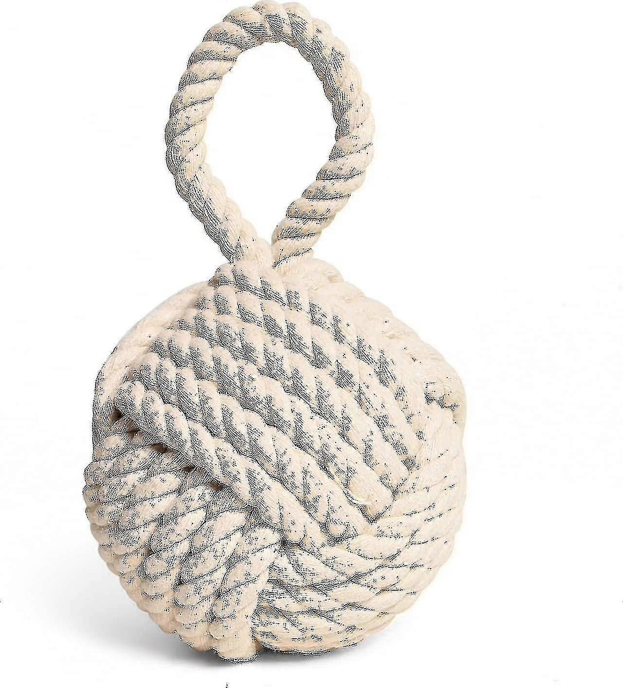 Weighted Knotted Nautical Rope Door Stop