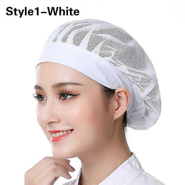Unisex Elastic Mesh Caps Cafe Bar Kitchen Restaurant Hotel Bakery Waiter Chef Work Wear Hats Men men Breathable Workshop CapsCostume Hats