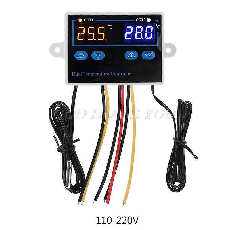 Dual Thermostat for Incubator 10A Digital Heating Cooling Temperature Controller Drop Shipping