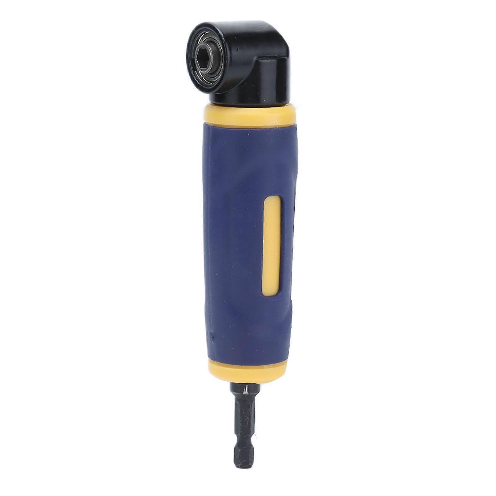 1/4in Right Angle Drill Adapter 90 Angle Hex Shank Screwdriver Drill Bit Socket Holder