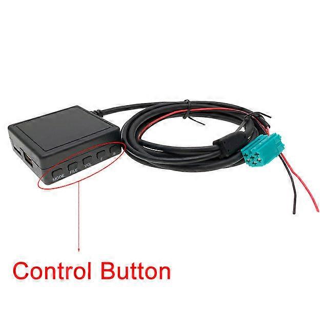 Araba Bluetooth USB AUX Kablosu Mikrofon Handsfree Adaptörü Renault Clio Espace Kangoo Laguna Megane 2 Güncelleme Listesi 2005-2011