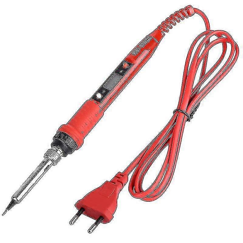 Electric Soldering Iron Kit Adjustable Temperature Lcd Digital Display Welding Toolseu Plug