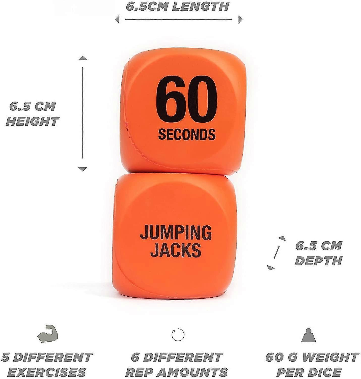 Exercise Dice For Workout Fun-fitness Decision Exercises-home And Gym