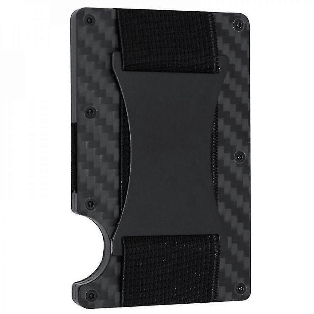 رجالي سليم ريدج محافظ الذكور العلامة التجارية الفاخرة الألومنيوم الكربون Rfid المحافظ المعدنية مصمم حالة حامل بطاقة الائتمان BYH