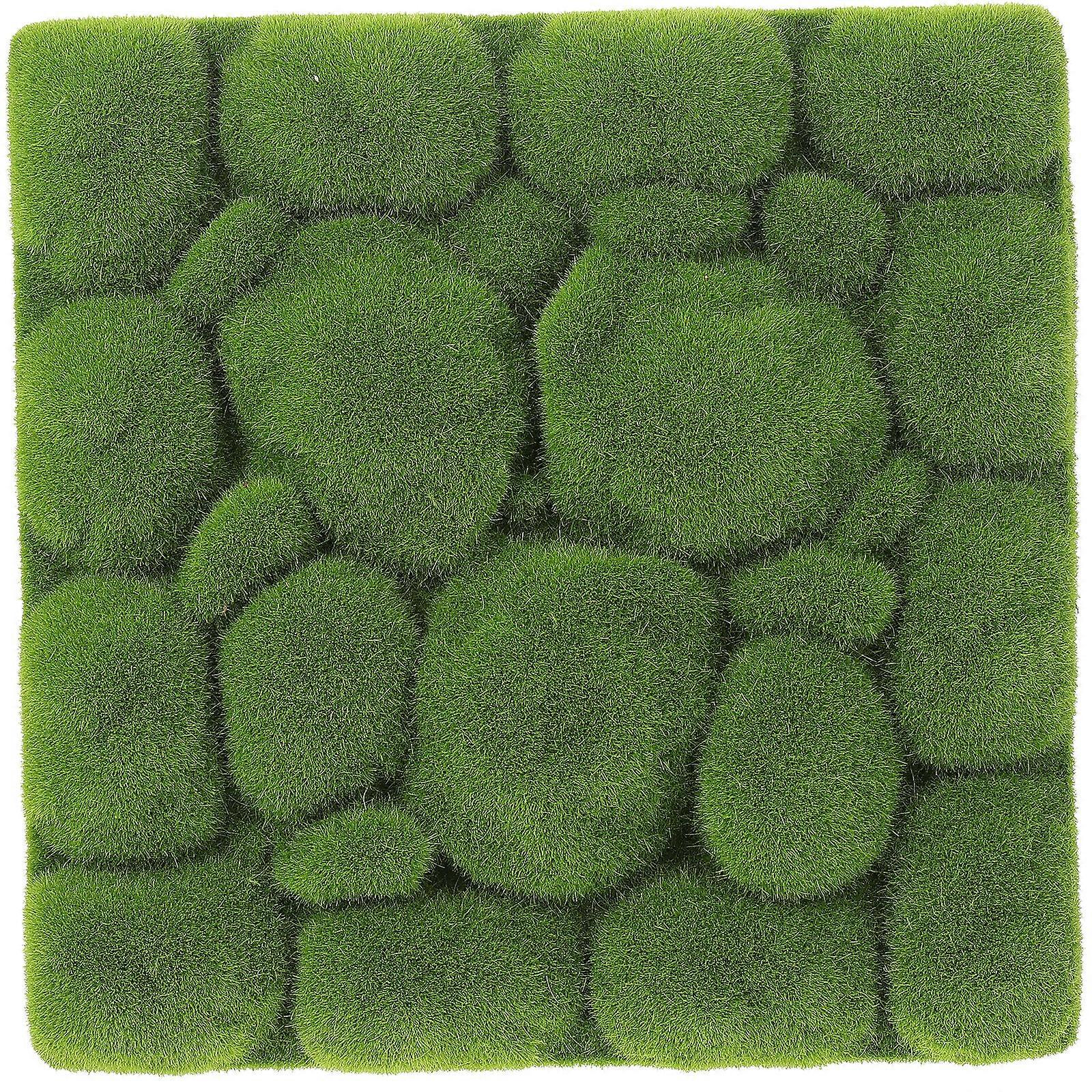 1pc Simulation Moss Skum Board Grønne planter Vægdekoration DIY Væg Baggrund