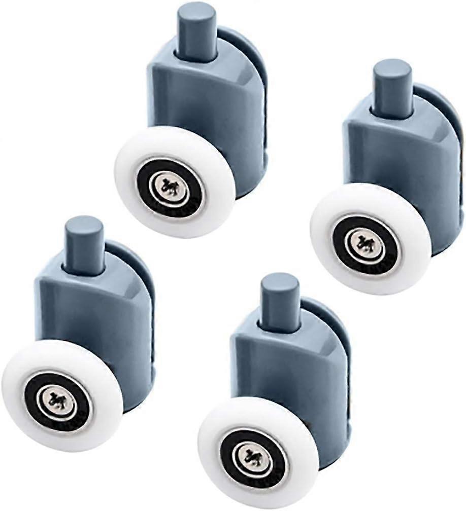Shower Door Pulley 25mm Pop-Up Pulley, Brass Alloy, Sliding Door Rollers (4 Bottom Rollers)