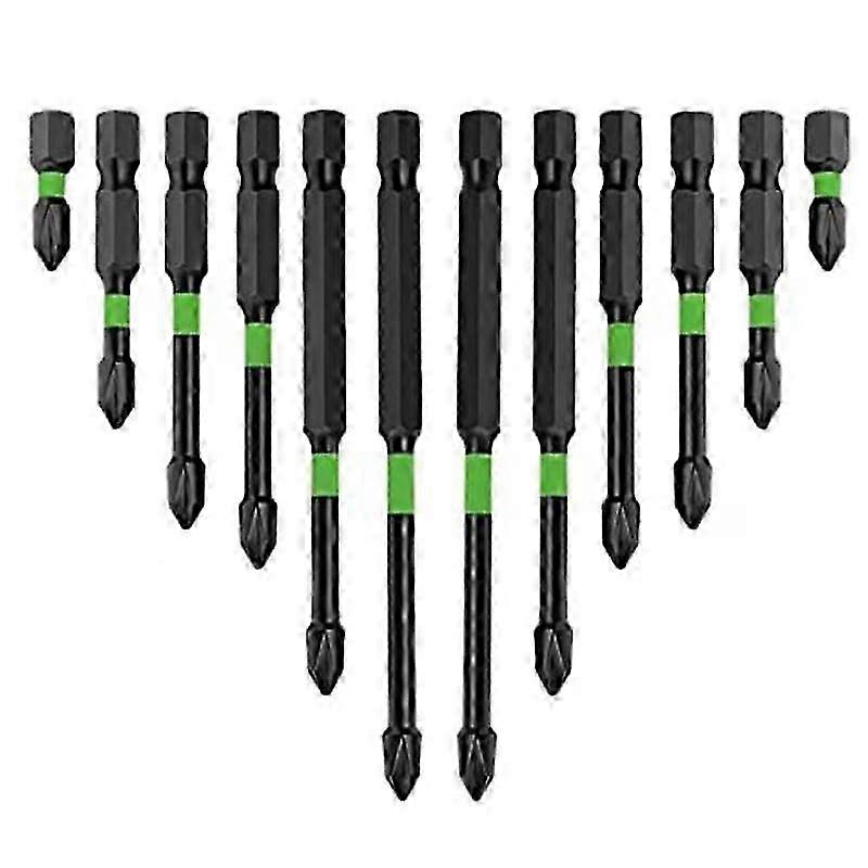 2023new Screwdriver Bit Set, 12pcs S2 Driver Drilling Work Set, Strong Head Bits For Power Screwdriver Impact Drill