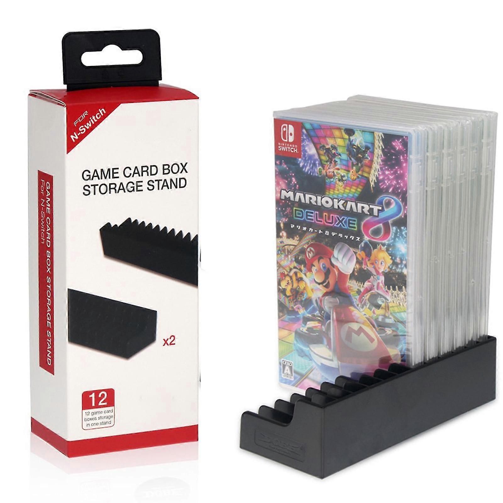 2pcs Displaying Game Card Case, Game Card Box Storage Stand Holder Compatible With Nintendo Switch Disk