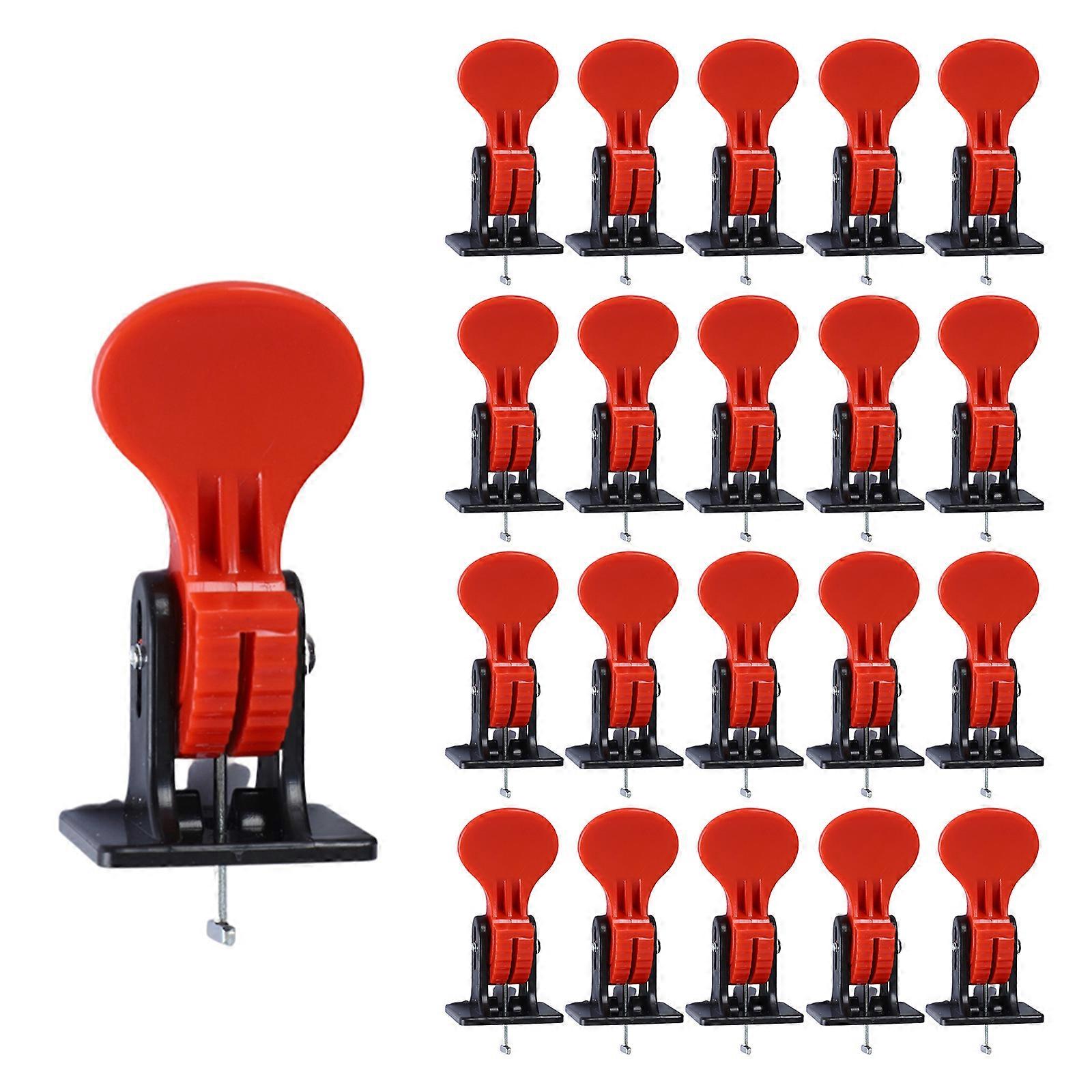 2023 New Flat Ceramic Floor Wall Construction Tools - 50 Tile Levelers for Lippage-Free Finish - Durable & Reusable ABS Material