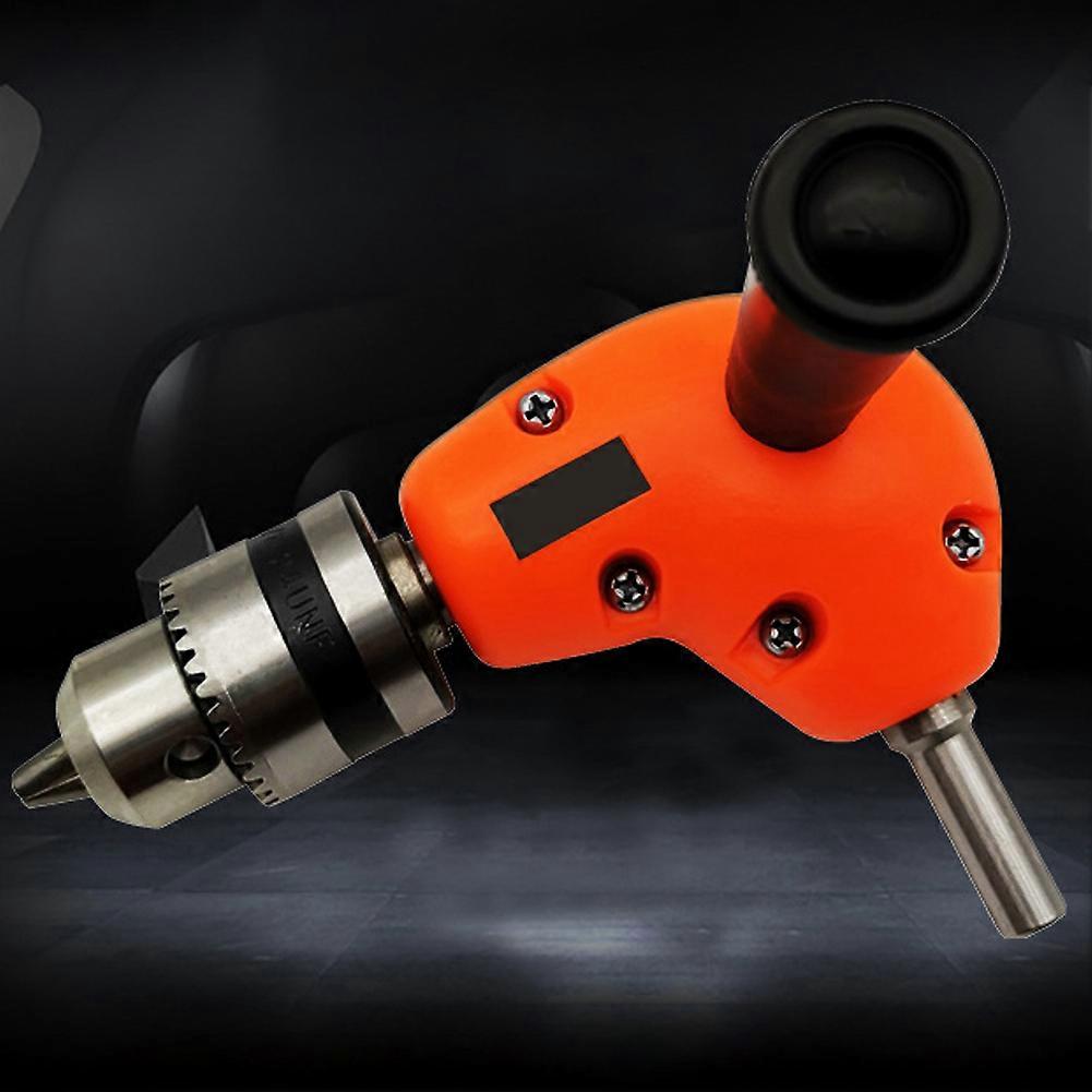 100% New Upgraded 90 Degree Angled Drill Chuck Bend Extension Right Angle Drill Attachment