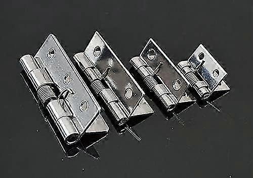 5stk Mini Micro 304 rustfrit stål fjederhængsel - Automatisk hardware til skabsdøre, garderobeskabe og møbelbeslag