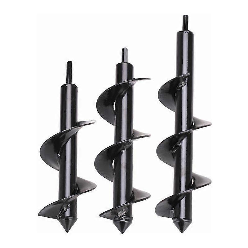 Winter promotion,Garden Auger Bit  80 and  300 mm 1 Pieces, Spiral Garden Drill Bits, Practical Planting Tool for Quickly Making Hole and Planting Flo