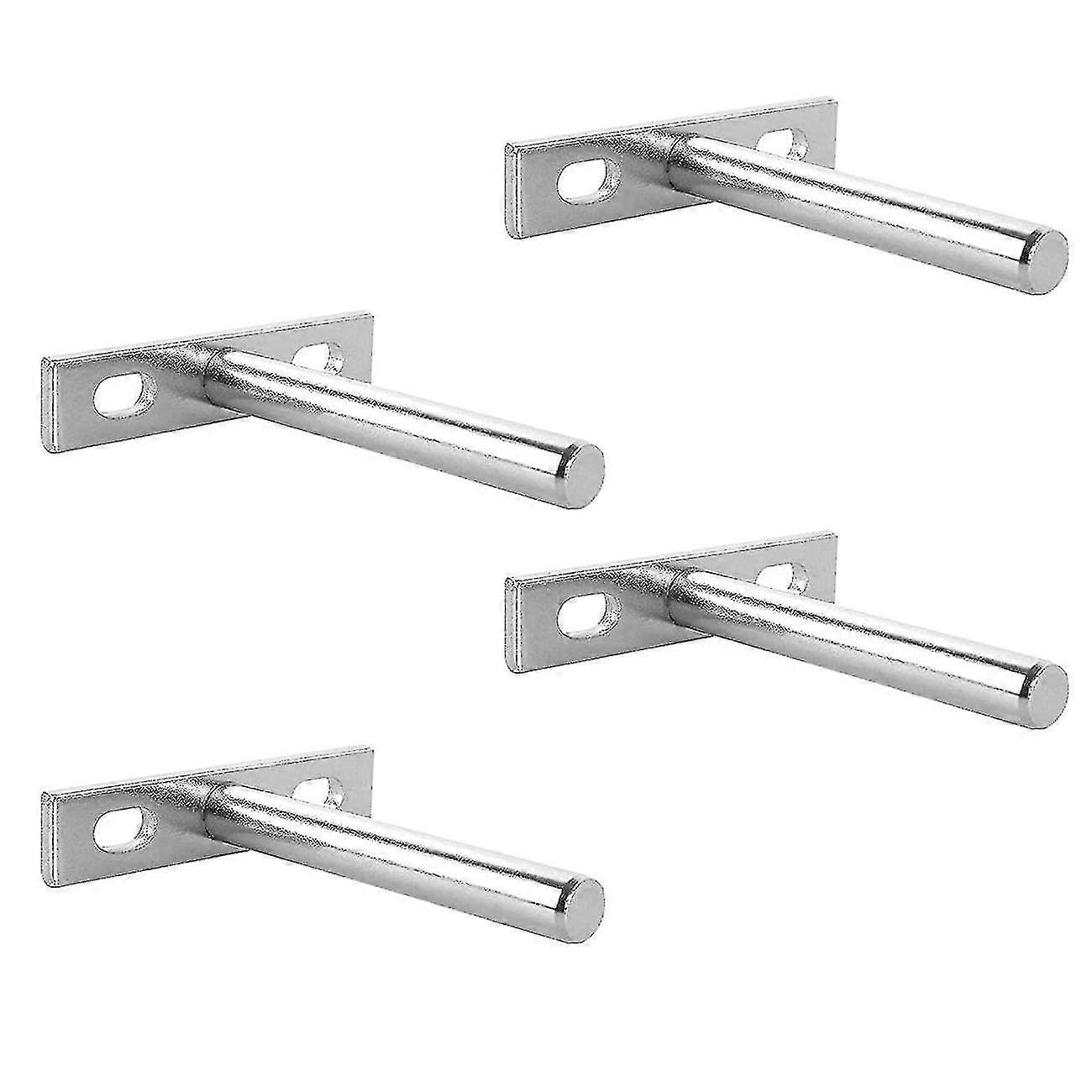 4pcs 10mm X 70mm Metal Hidden Concealed Invisible Shelf Support - 3" Hardened - Low Profile Blind Mounts