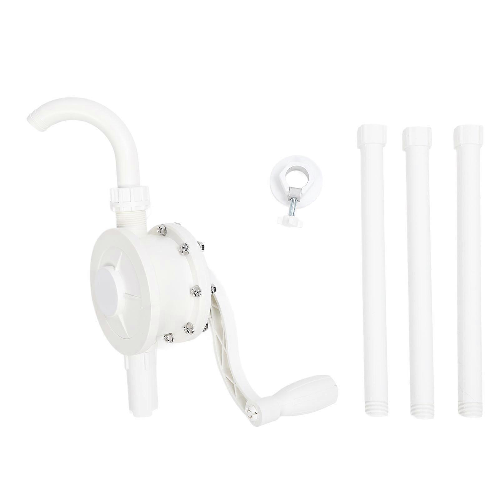 TICFOX Rotary Barrel Pump Improved Efficiency Transfer Fuel Drum Hand Pump for D-i-e-s-e-l Oil Hydraulic Fluid