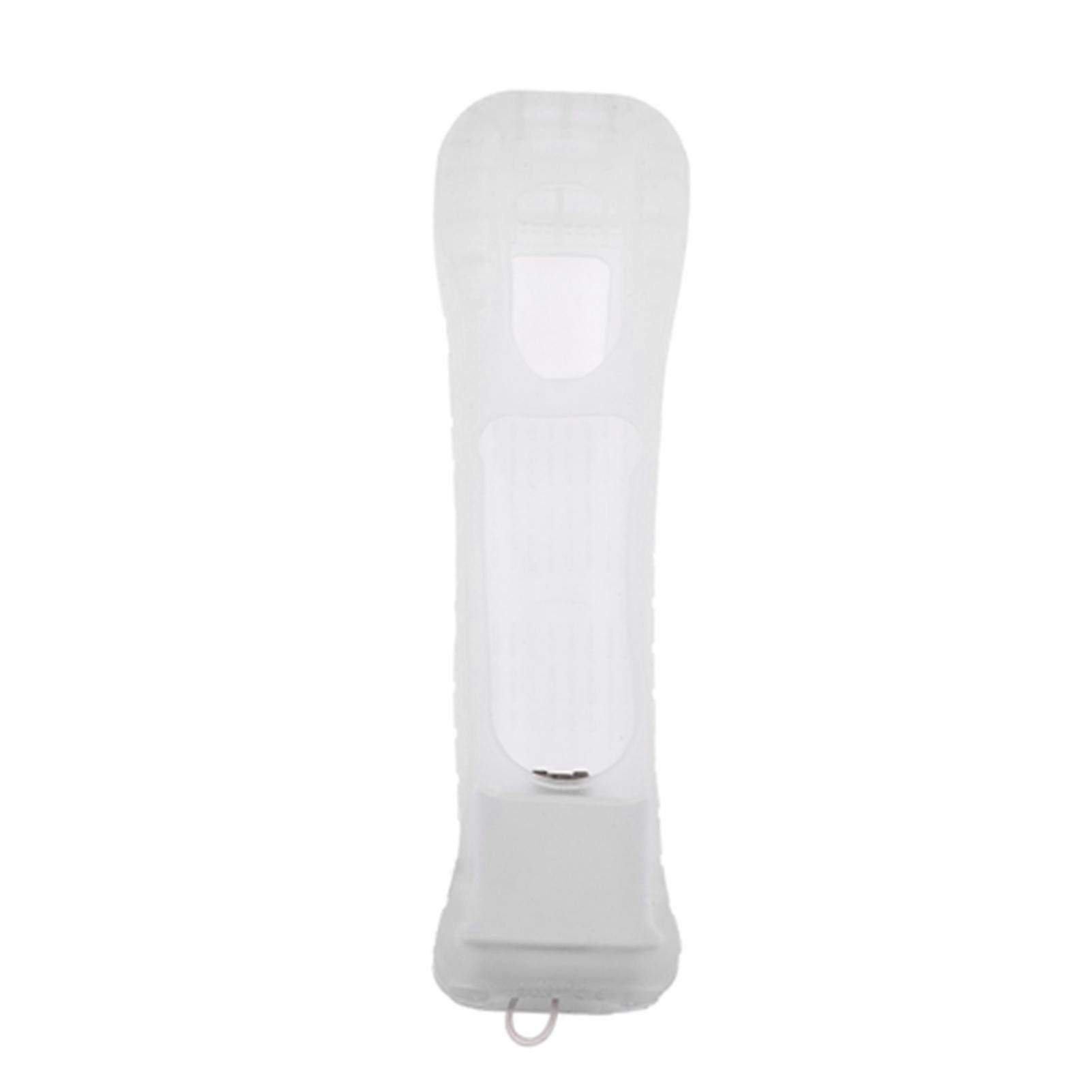 MotionPlus Sensor Adapter   Silicon Case Cover for Nintendo Wii Remote Controller White