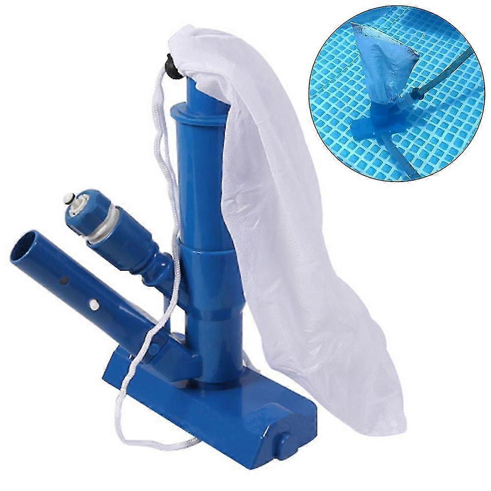 Portable Pool Vacuum Cleaner - Jet Spray Suction Head with Mesh Net for Ponds, Spas, Fountains - Fits Standard Garden Hose