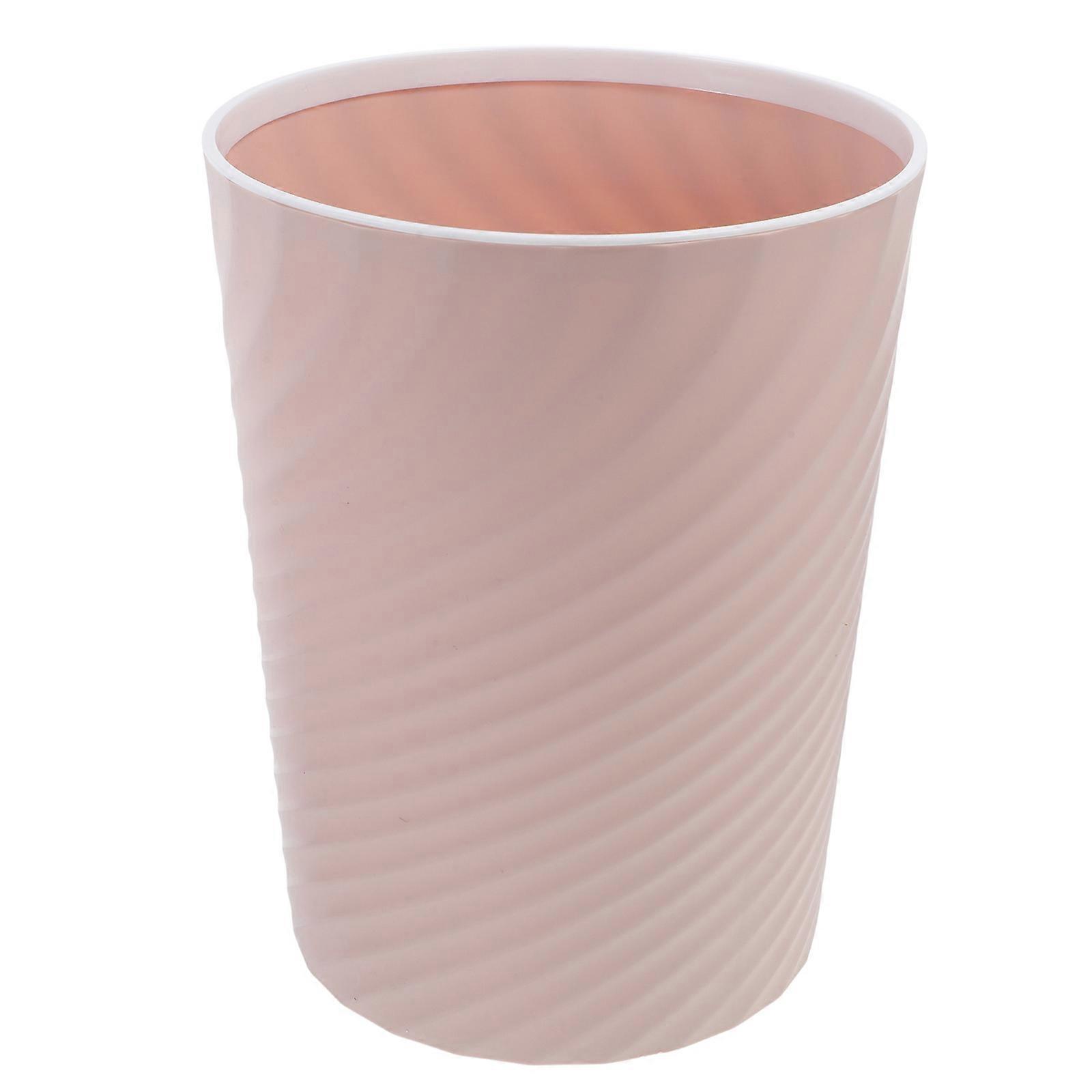 Waste Bin Thread Style Trash Bucket Bedroom Trash Container Garbage Can For Kitchen Bathroom Office