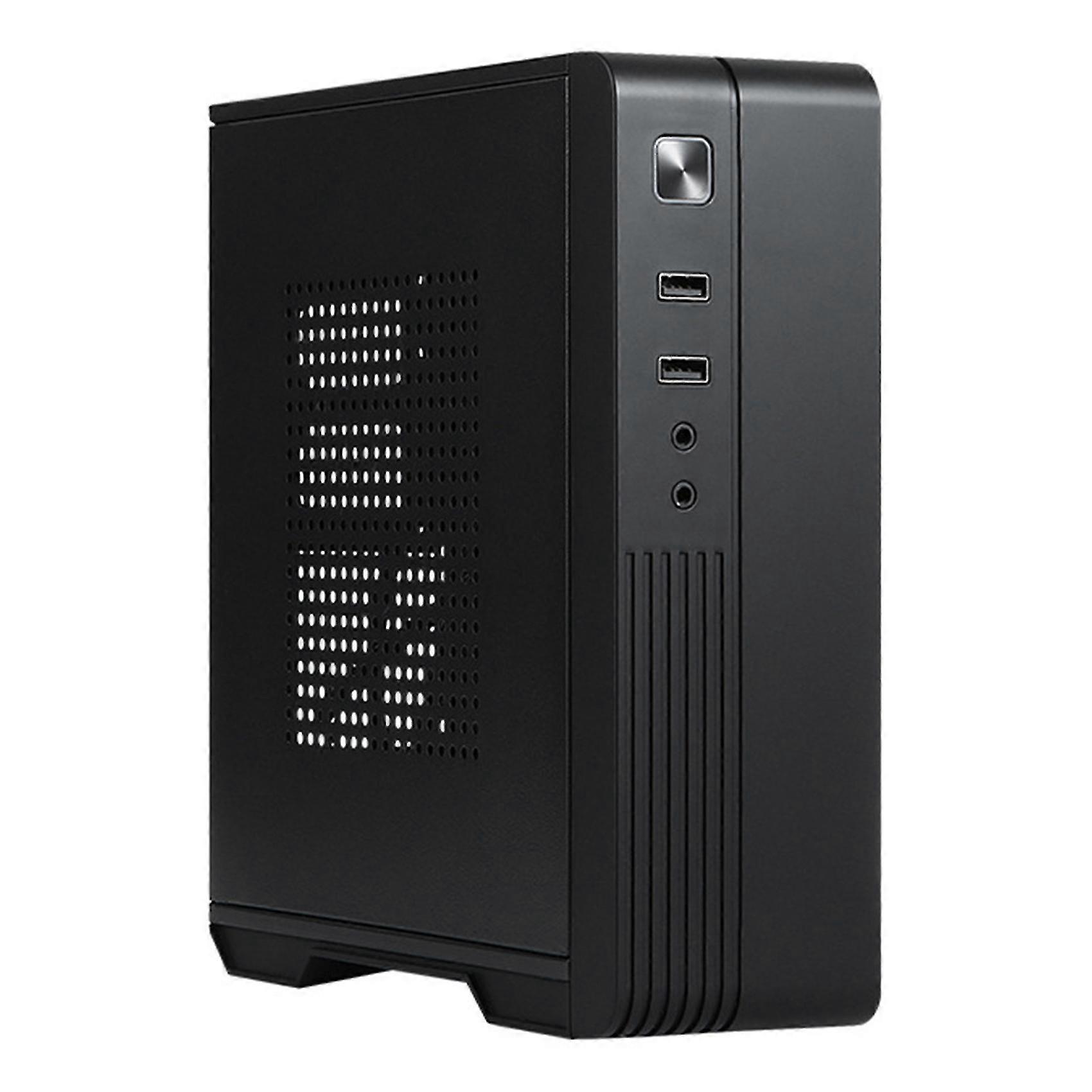 Mx02 Mini Itx حافظة الكمبيوتر Htpc المضيف الهيكل Usb2.0 ITX الضميمة هيكل التحكم الصناعي للأعمال المكتبية