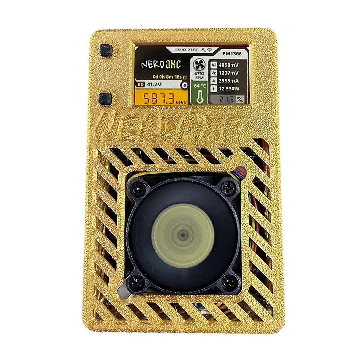 NerdAxe Miner Nerdminer 500Gh/S S19XP BM1366 ASIC Bitaxe Bitcoin Mini Miner Lottery Mining Miner with Display BR PLUG