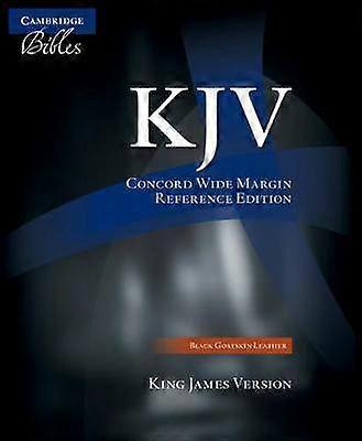 kjvconcordwidemarginreferencebibleblackgoatskinleath